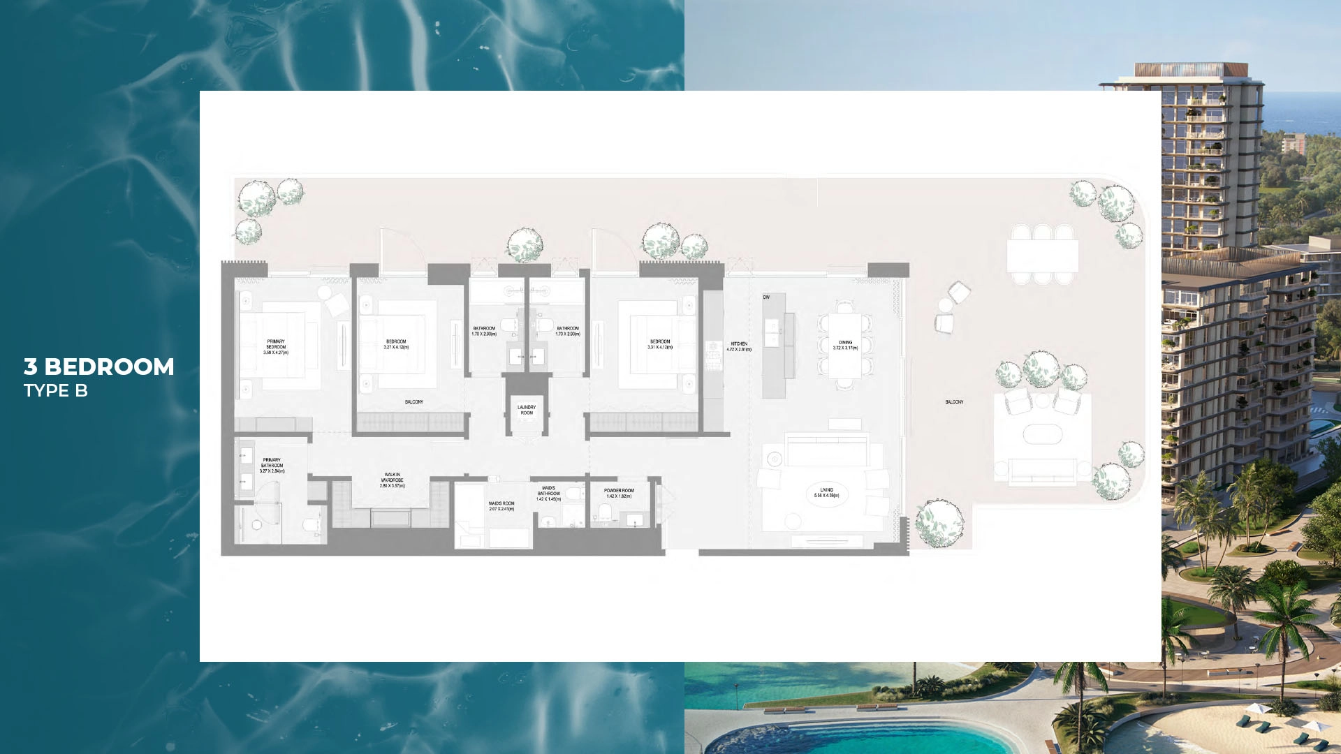 3 BR - Type A